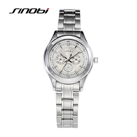 SINOBI Famous Women Watch Quartz Watches Woman Fashion Casual Wristwatch for Female Gifts relojes hombre