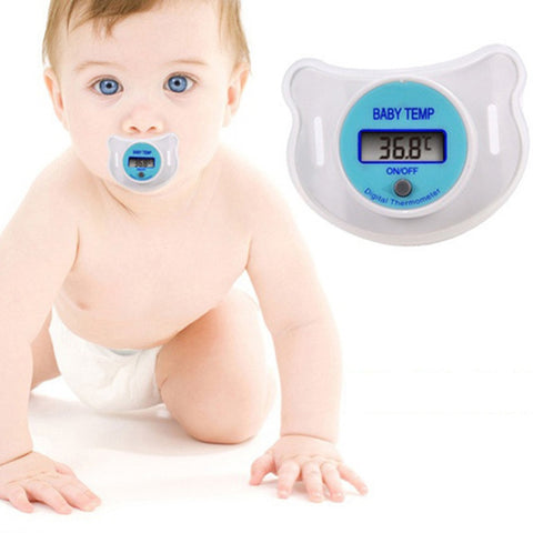 Health Monitors Baby Nipple Thermometer Termometro Testa Baby Pacifier LCD Digital Mouth Nipple Pacifier Chupeta