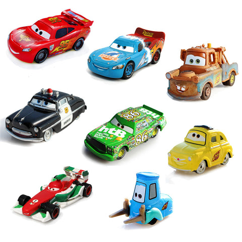 Disney Pixar Cars 16 Styles Lightning McQueen Mater 1:55 Diecast Metal Alloy Toys Birthday Christmas Gift For Kids Cars Toys