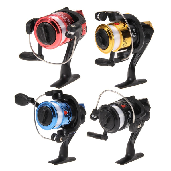 Fishing Reals Aluminum Body Spinning Reel High Speed G-Ratio 5.2:1 Fishing Reels with Line Copper rod rack drive Fish Tools EA14