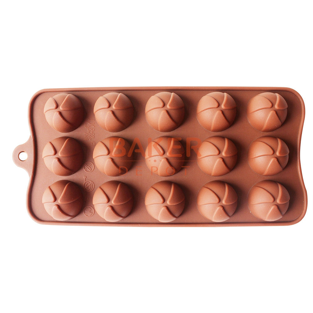 Silicone cake molds bakeware  chocolate molds new 15 lattices ball jelly pudding mold SICM-115-24