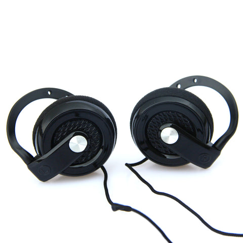 MOONBIFFY Headphones 3.5mm Headset EarHook Earphone For Mp3 Player Computer Mobile Telephone Earphone Wholesale