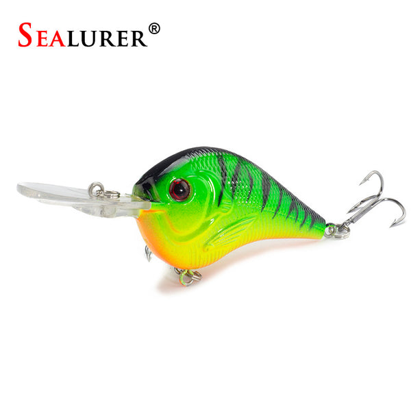 1PCS Fishing Lure Deep Swimming Crankbait 9.5cm11.4g Hard Bait 5 colors available Tight Wobble Slow Floating Fishing Tackle