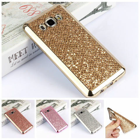 Luxury Glitter Bling TPU Case For Samsung Galaxy S4 S5 S6 S7 Edge Plus A3 A5 A7 J1 J3 J5 J7 2016 Grand Prime Phone Cover Cases