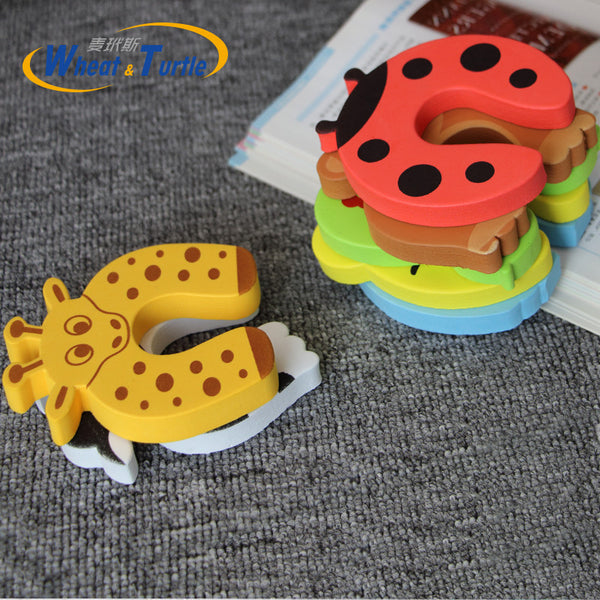 3Pcs/Lot Cartoon Animal Jammer Baby Kid Children Safety Care Protection Silicone Gates Doorways Decorative Magnetic Door Stopper