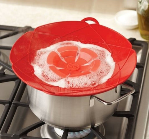 Kitchen Gadgets Silicone Lid Spill Stopper / Pan Cover 28.5cm Diameter Cooking Tools Pot Lids Utensil
