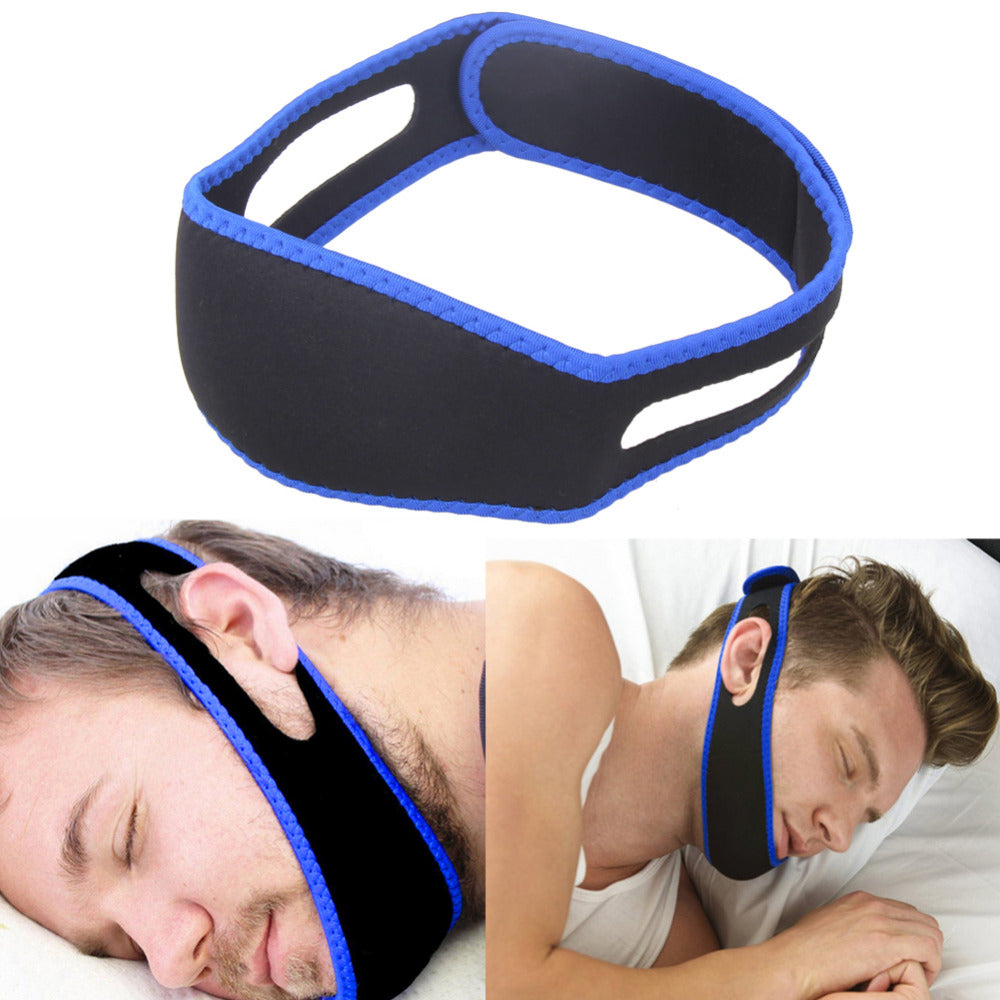 Anti Snore Chin Strap Stop Snoring Snore Belt Sleep Apnea Chin Support Straps for Woman Man Health care Sleeping Aid Tools