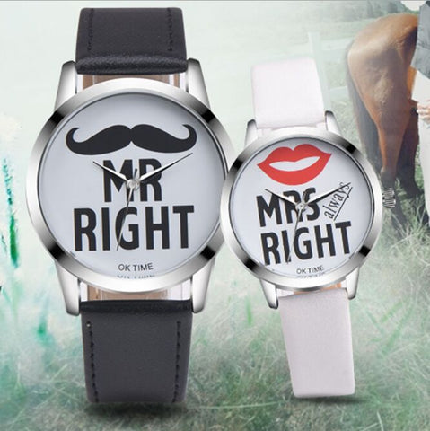 2017 Fashion Korea Couple Watches Popular Woman Man Casual Quartz Watch Minimalism Lover's Gift Clock High Quality School Clock