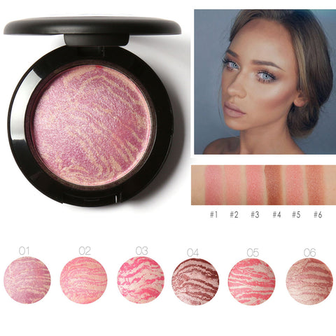 Brand FOCALLURE Make Up Blushes Face Bronzer Blushes Powder Cosmetic Natural Base Makeup Highlighter Face Contour Blush
