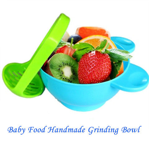 1Pc Baby Food Handmade Grinding Bowl Molienda Tazon Food Supplement Children Infant Food Mills