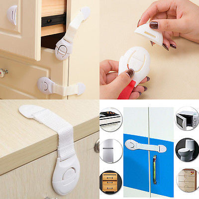 Hot Sales Child Baby Kids Pet Proof Door Fridge Cupboard Cabinet Toilet Drawer Safety Lock