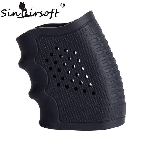 SINAIRSOFT New! Tactical Pistol Rubber Grip Glove Cover Sleeve Anti Slip for Most of Glock Handguns Airsoft Hunting Accessories