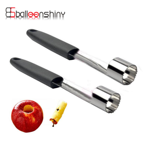 New Stainless Steel Easy Twist Core Remover Fruit Apple Corer Pitter Cutter Slicer Knife Utensil Kitchen Gadget Tools