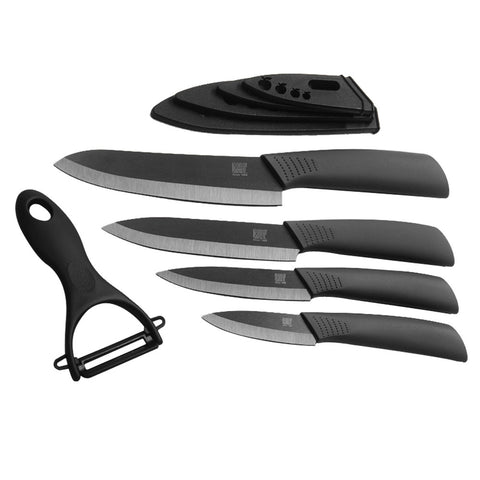 Zhuhai Premium Ceramic Knife Set Includes 4 Paring Knife, 5 1/2 Chef –  TruePower Tools