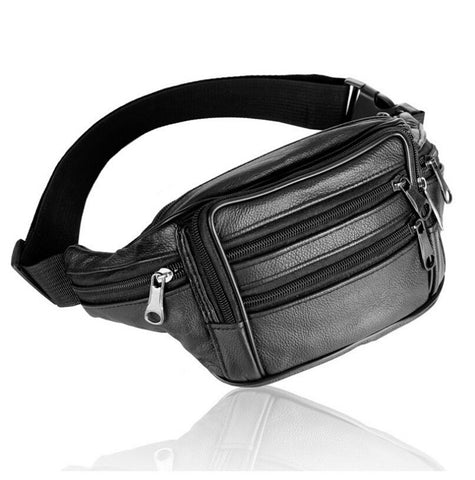 2017 men travel bags genuine leather bag men waist pack  waist bag fanny pack waist belt bag saco WZ14