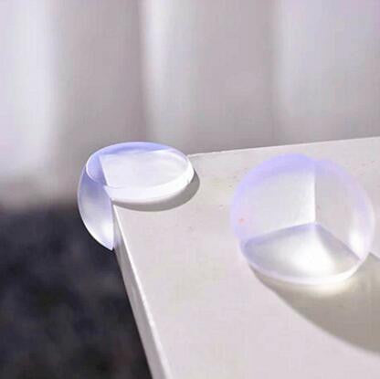 Transparent Silicone Table Corner Edge Cover Guards Safe Protector Baby Children Infant Safety Protection 3M Adhesive