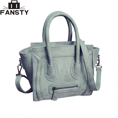 New 2016 Fashion Women Shoulder Bag Female PU Leather Casual Shoulder Bag Brand Designer Handbag High Quality ladiesTrapezer Bag