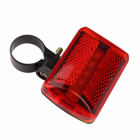Hot Sale Bike Bicycle 5 LED Rear Tail Light Cycling Red Light MTB Bike Safety Warning Flashing Lights (Without Battery)