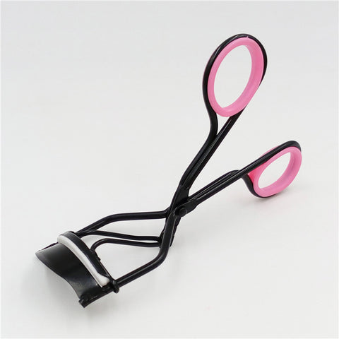 Women Lady Delicate Handle Eye Lashes Curling False Eyelashes Curlers Clip Beauty Makeup Tool for eyes Pink 1 pcs