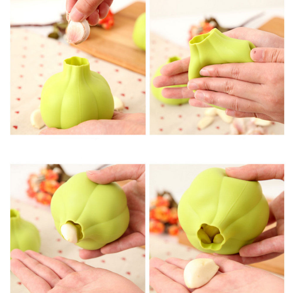 2017 New Profession Silicone Garlic Kitchen Accessories Diningroom Grater Peeler Fruit Vegetable Tools Gadget Cocina