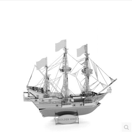 Top Quality Metallic Steel For Nano Intelligence 3D Titanic Jigsaw Steamer Ship Puzzle Model Toy Gift Decoration enfeites