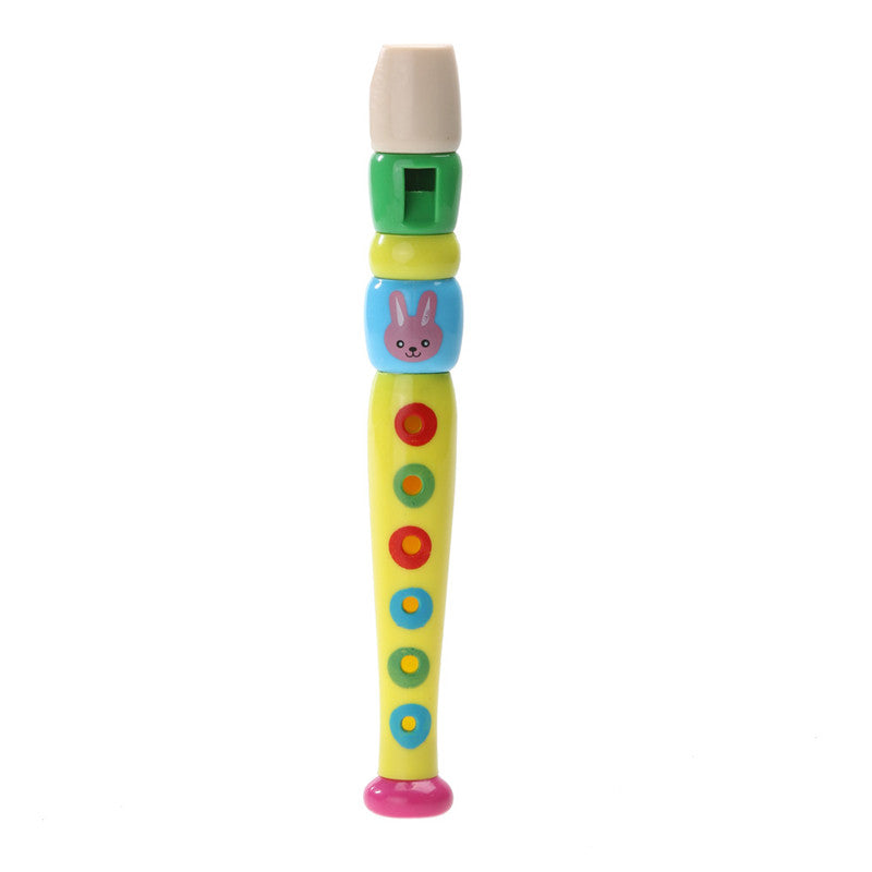 Colorful Plastic Kid Piccolo Flute Musical Instrument Early Learning Educational Toy for Children Random Color