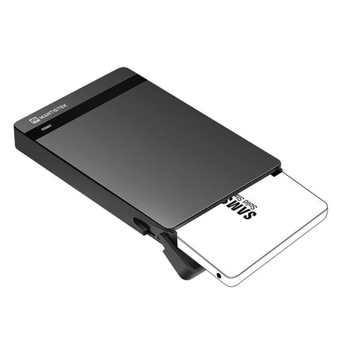 MantisTek Mbox 2.5 HDD Enclosure 2.5 SATA III USB 3.0 SSD Enclosure External HDD Case Support UASP For Mac OS Windows System