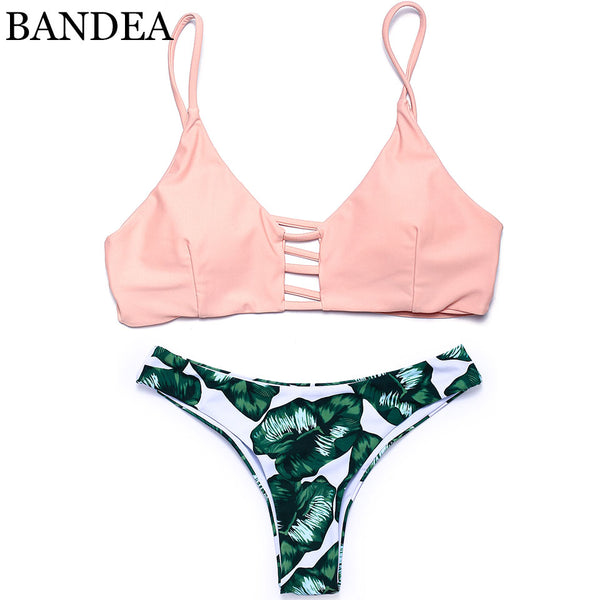 BANDEA New Sexy Brazilian Bikini 2017 Swimwear Women Swimsuit Biquini Halter Bikinis Set Bathing Suit Maillot De Bain Femme