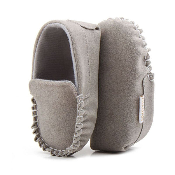 Hot PU Suede Leather Newborn Baby Boy Girl Baby Moccasins Soft Moccs Shoes Soft Soled Non-slip Footwear Crib Shoe