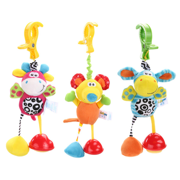 Christmas Gift Hot Sale New Infant Toys Mobile Baby Plush Toy Bed Wind Chimes Rattles Bell Toy Stroller for Newborn