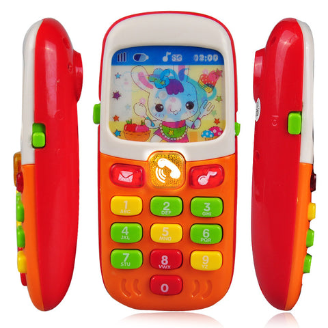 Electronic Toy Phone For Kids Baby Mobile elephone Educational Learning Toys Music Machine Toy For Children (Color Randomly)