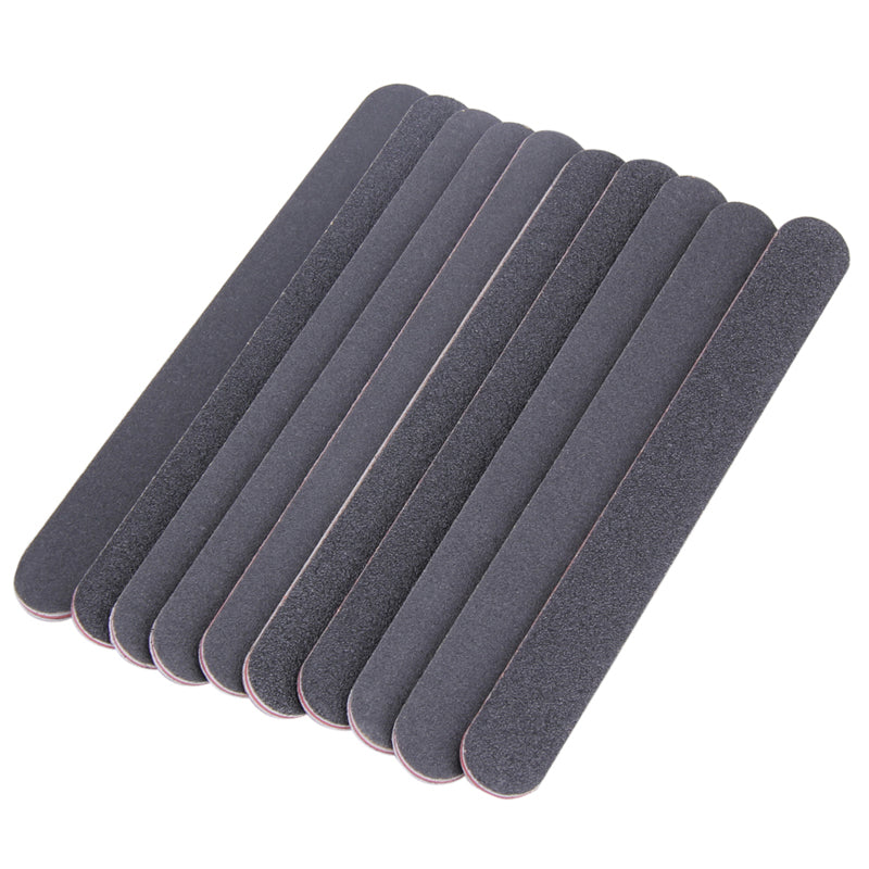 10PCS Nail Art Sanding Salon Buffer Nail Files Sandpaper Manicure UV Gel Polisher Manicure Pedicure Nail Tools #