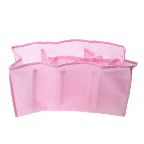 Nappy Organizer Food Storage Bags Inner Separate Containers Travel Non-woven Baby Diaper Storage 32*14*20cm