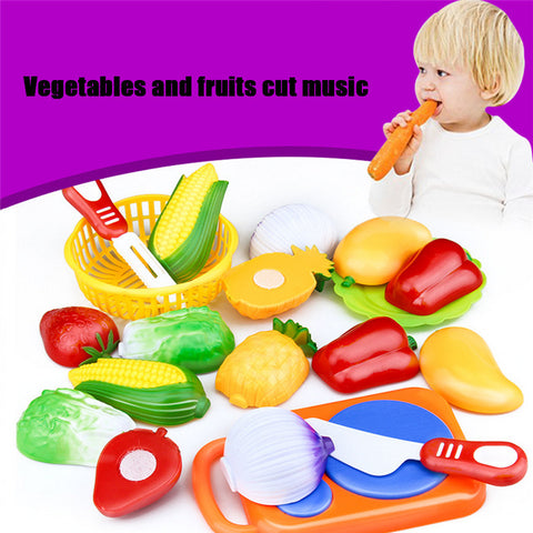 WholeSale Price 12PC Cutting Fruit Vegetable Pretend Play Children Kid Educational Toy Pretend Play toys for children 2016.11