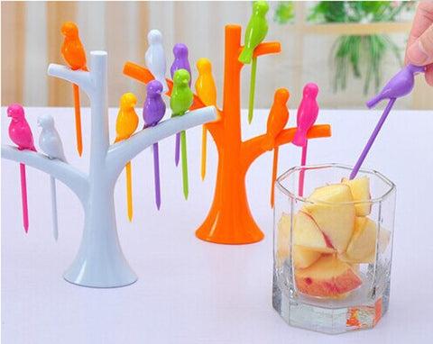 Kitchen Accessories Cooking Fruit Vegetable Tools Gadgets Fashion Fork Set Eco-Friendly Sign 2017 New Hot Sale Special Offer