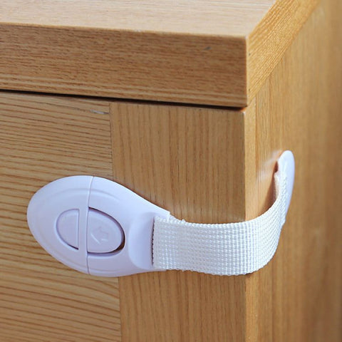 3pcs/lot Cabinet Door Drawers Refrigerator Toilet Lengthened Bendy Safety Plastic Locks For Child Kid Baby Safety
