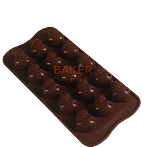 Silicone Heart chocolate molds ice cube mold delicate household bakeware cake moulds SICM-215-5