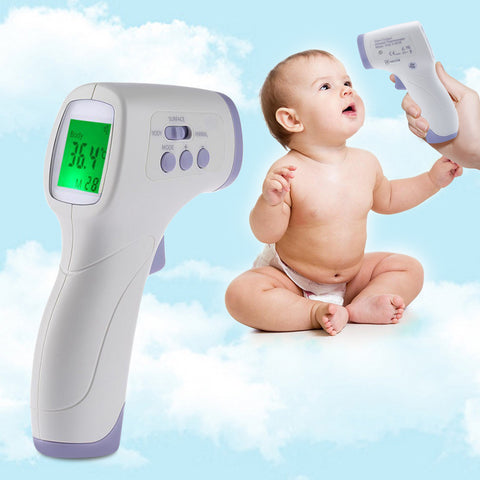 2017 High Quality Brand Baby Fever Medical Lcd Digital Infrared Body Thermometer Electronic Forehead Kids Health Laser