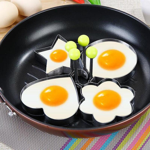 1 PC Stainless Steel Fried Egg Mold shaper Pancake Rings Cooking tools kitchen gadgets Cooking Egg Mold  Fried Egg Mold Form 45