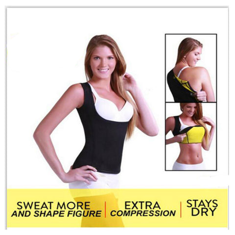 Hot Sale Super Stretch Hot Shapers Control Neoprene Slimming Body Shaper Push Up Vest Top Plus Size