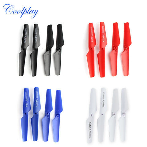 Syma X5C,X5C-1,X5sc 4set=16pcs propeller & Black/red/blue/white main blades Spare Parts for Quadcopter Helicopter Drone