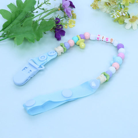 Baby Pacifier Clip Chain New Baby Boys Girls Pacifier Clips Newborn Dummy Pacifier Chain Clip Holder Baby Nipple Feeding