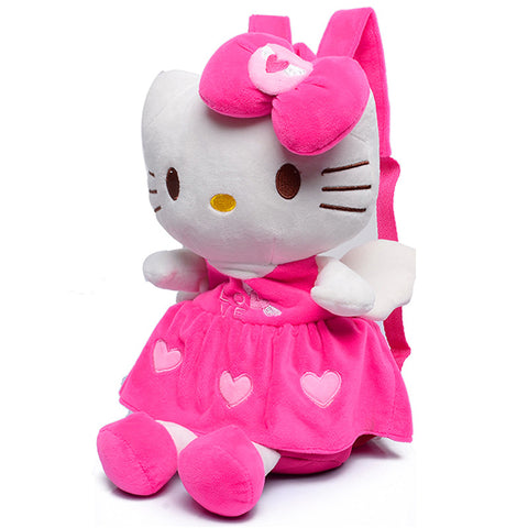 Lovely soft stereo hello kitty plush backpack toys hobbies school bag dolls Minnie plush children backpack mochila student bags