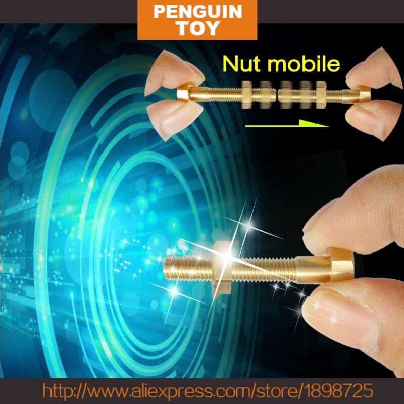 Free Shipping high quality Nut Off Bolt Screw Trick Micro Psychic Rotating Close-Up Magic