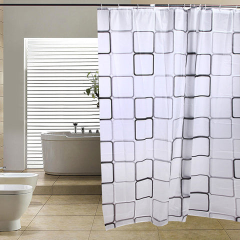 PHFU Modern Bathroom Shower Curtains Bathroom Bath Shower Curtain bathroom products Bathroom Curtains