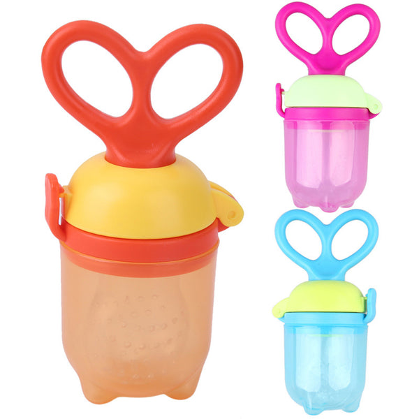 Hot Selling Cute Silicone Baby Pacifier Feeding Fruit Food Safe Nipple Infant Soother Teether Bite Nipple