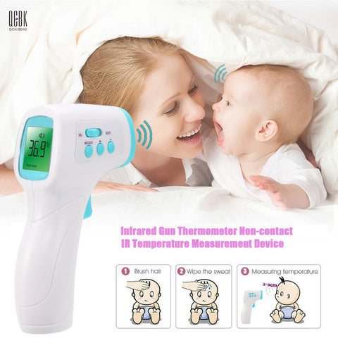 Electronic LCD Diagnostic-tool Adult/Baby Thermometer Infrared Non-contact Forehead Body Digital Termometro 3-Color Backlight