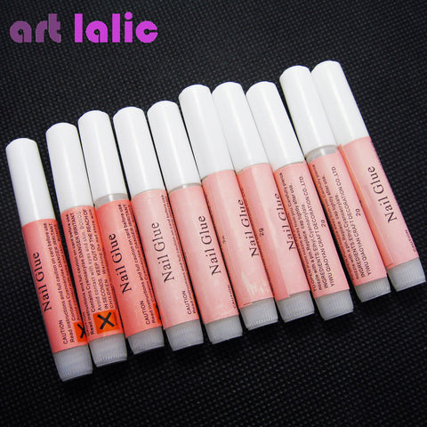Nail Glue 10 x 2g Nail art Faluse Nail Tips Professional Acrylic  Beauty Mini Glue Rhinestones user