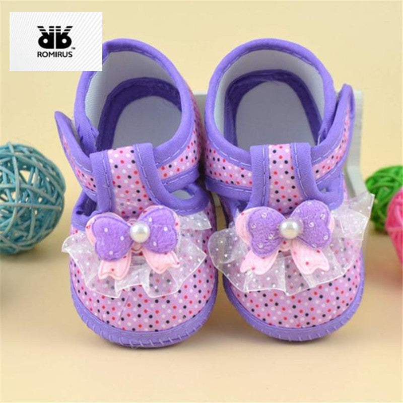 ROMIRUS Baby Girl Shoes bebek ayakkabi chaussure bebe fille Soft Sole Shoes for Babies sapato bebe menina Sneakers Baby Booties