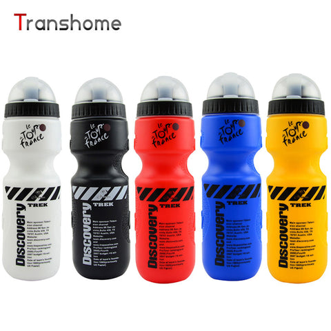 TRANSHOME My Bicycle Water Bottle Sport Travel Climbing Plastic Water Bottles Outdoor Sports Drinkware Kettle 650ML